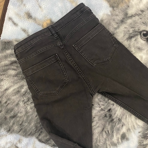 Black jeans tie bottoms - Picture 2 of 9